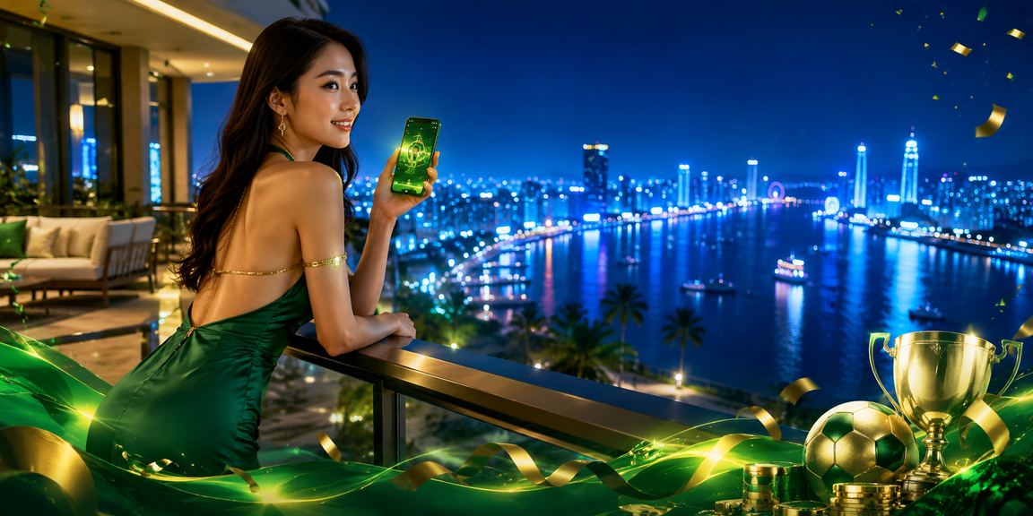 Người dùng tại bãi biển Đà Nẵng truy cập casino trên điện thoại dưới nắng chiều