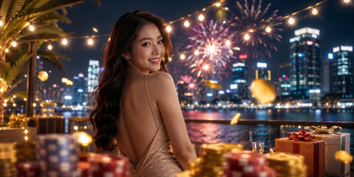 Người chơi bài casino trực tuyến tại Hà Nội bên cạnh khung cảnh bãi biển mùa hè