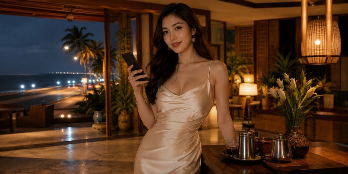 Người dùng tại Phan Thiết nhâm nhi cà phê và đặt cược thể thao trực tuyến trên điện thoại